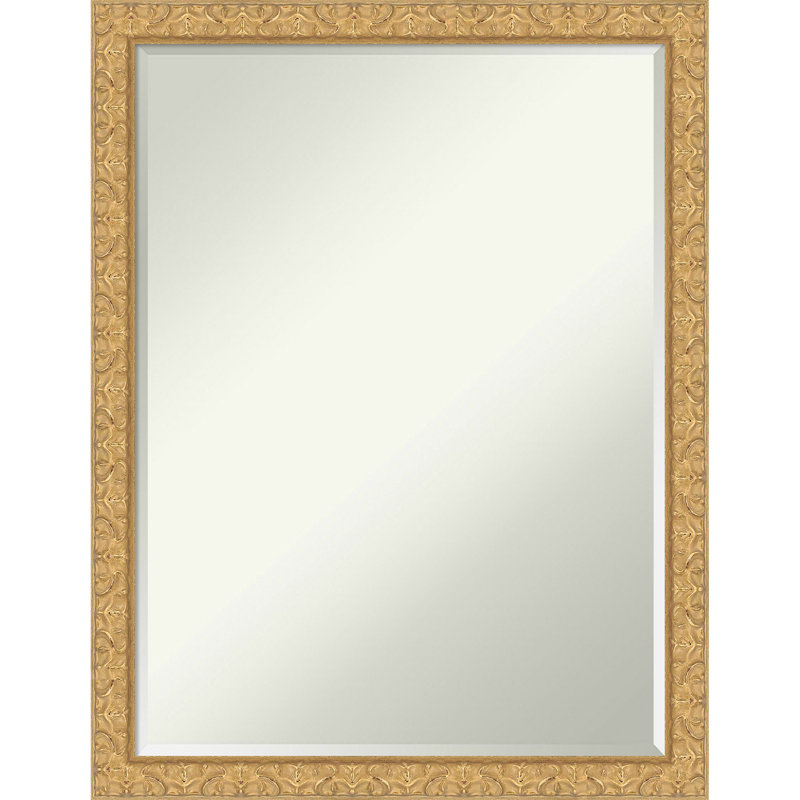 Miroir de salle de bain mural Lila, Doré