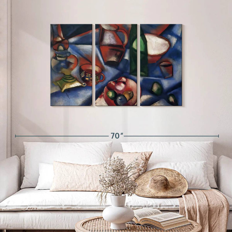 Nature morte 1912, H 28 po x l 45 po