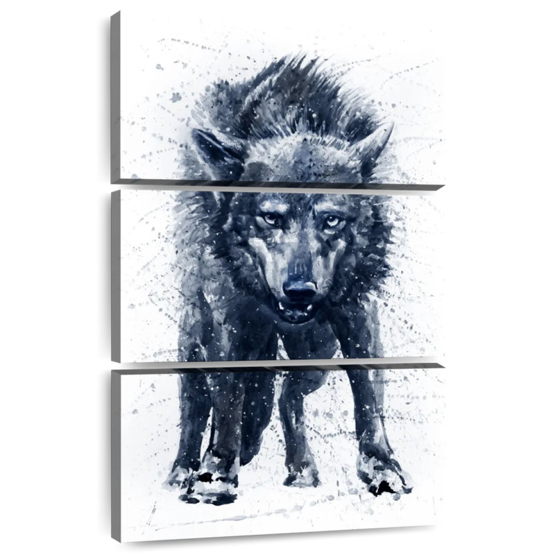 Brampt Angry Wolf, H 57 po x l 36 po
