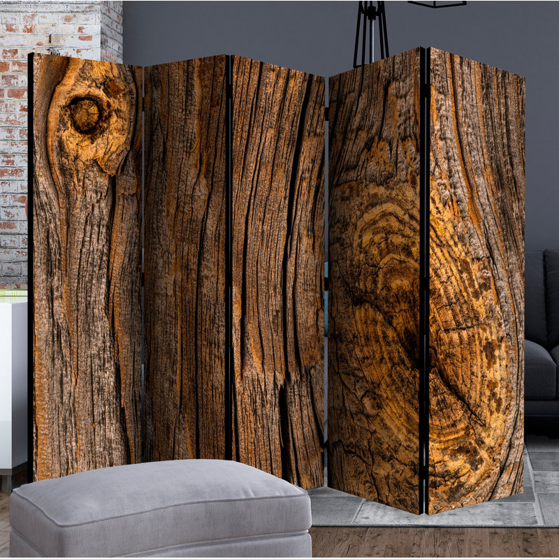 Cobb 172cm H Solid Wood Folding Room Divider, 5