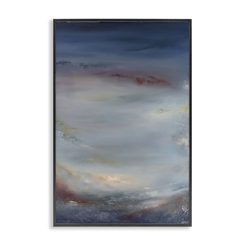Impression corail sous giclée par Lydia Orange, H 18 po x l 12 po, Giclée encadrée noir minuit