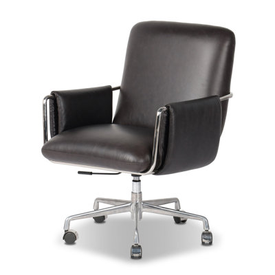 Sherman Leather Swivel Task Chair