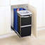 Simplehuman 35 L / 9.3 Gallon Dual Compartment Under Counter Kitchen Cabinet Pull-Out Recycling Bin