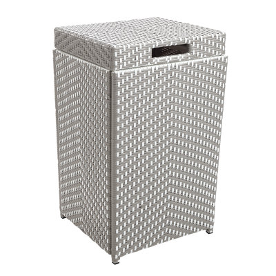 35 Gallons Gallon Water Resistant Cabinet Deck Box by Furniture of America