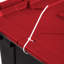 Sterilite 12 Gallon/45 Litre Hinged Lid Industrial Tote, Red Lid