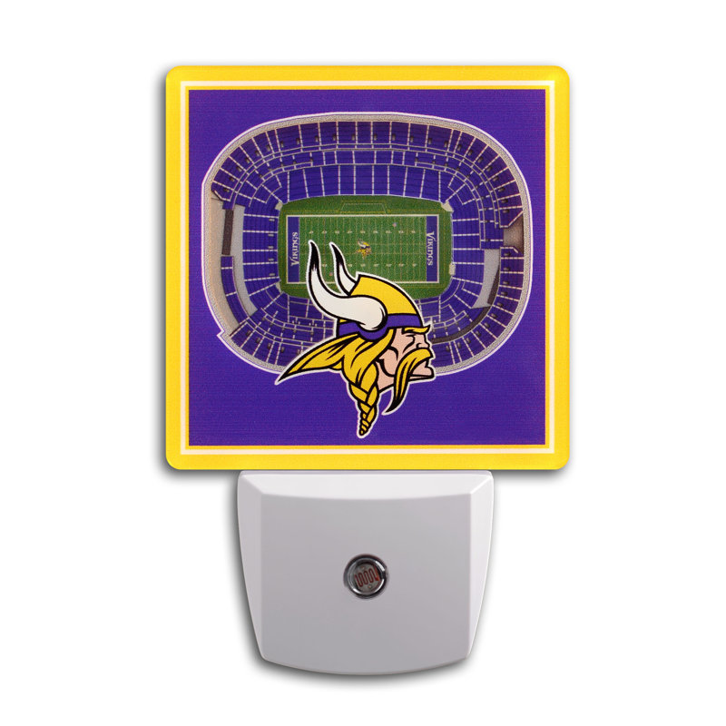 NFL Minnesota Vikings Stadium View Night Light