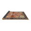 Tapis oriental jaune clair / orange / noir-1339146110