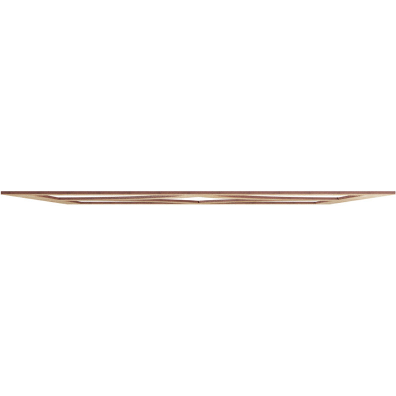 Médaillon de plafond ajouré en bois Statesman, Chêne rouge, H 30 po x l 30 po x P 0,25 po