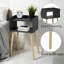 40cm W Solid Wood Bedside Table-1569113462