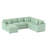 Cecelia 119" W Sinuous Springs 6-Person 3-Piece U-Shaped Sectional-1845995568-1845997498