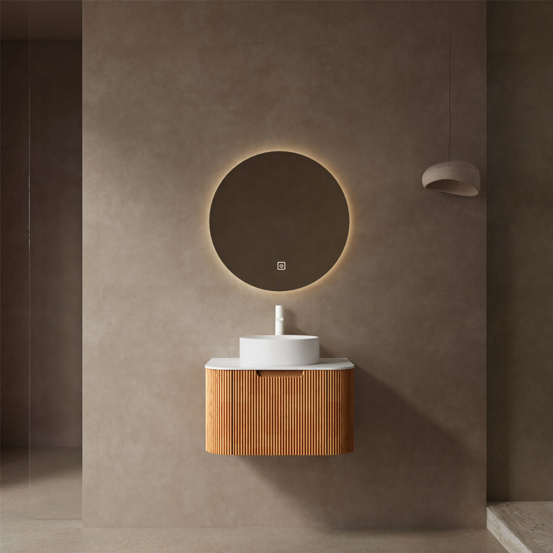 Meuble-lavabo mural contemporain avec lavabo, meuble-lavabo mural moderne avec tiroir