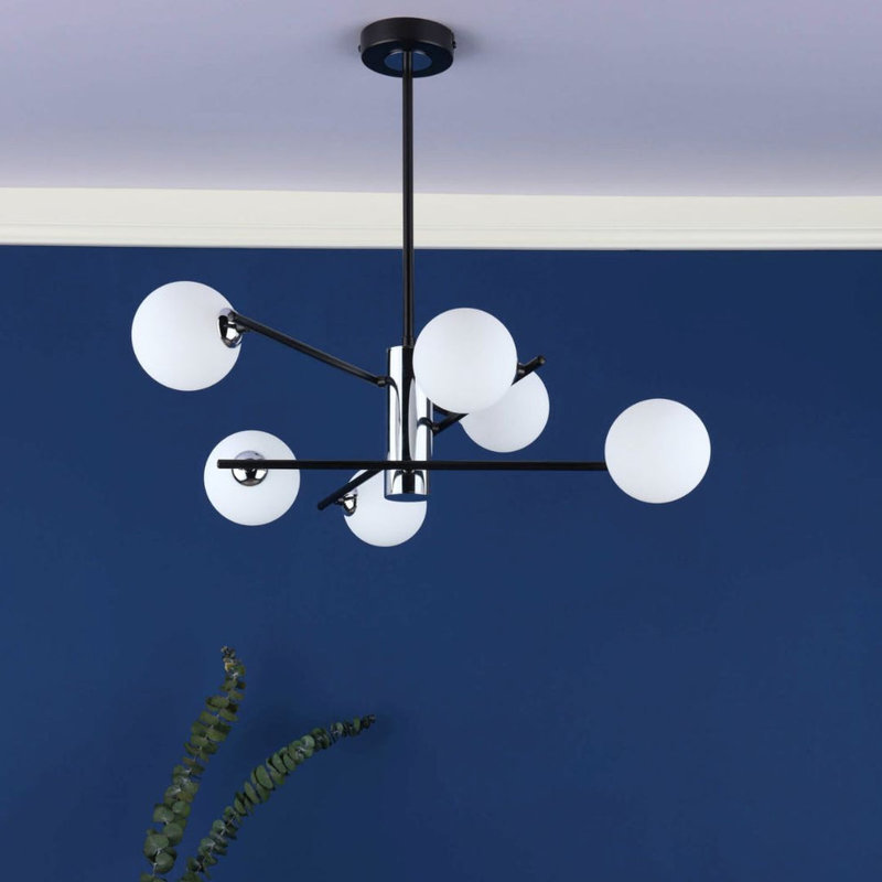 Glass Semi Flush Mount