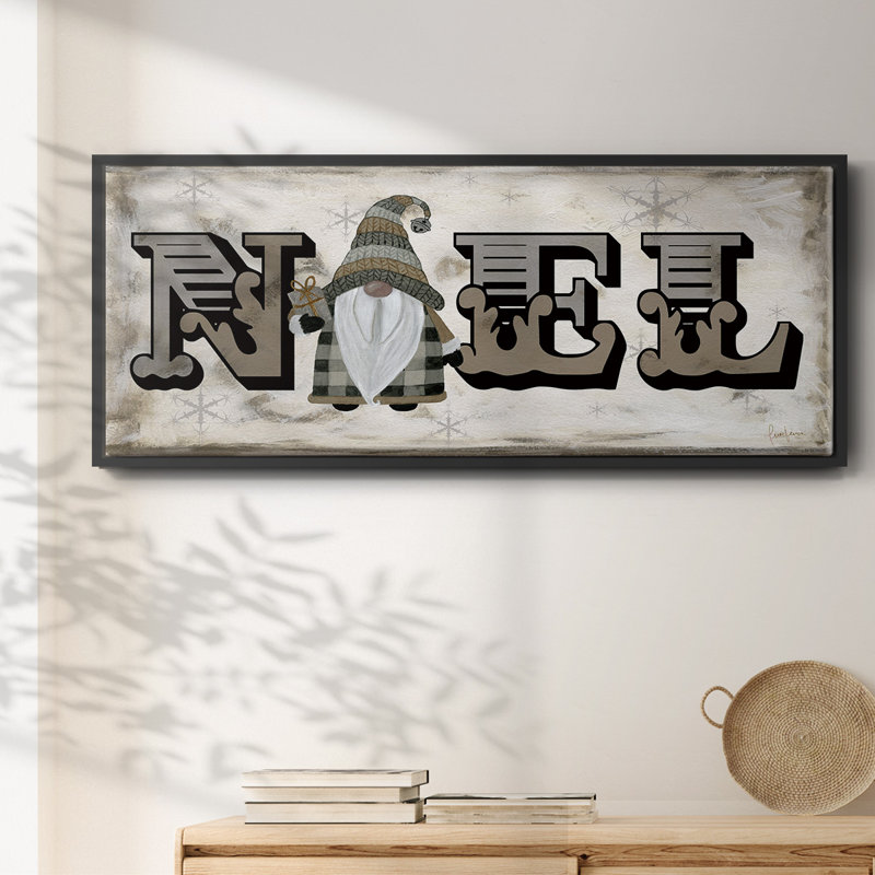 Winter Wonderland Friends Noel - toile encadrée, H 8 po x l 20 po