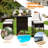 Wicker Bar Set with Stools