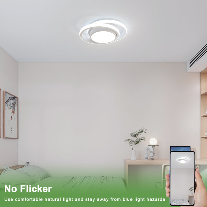 Cesarino Acrylic LED Flush Mount