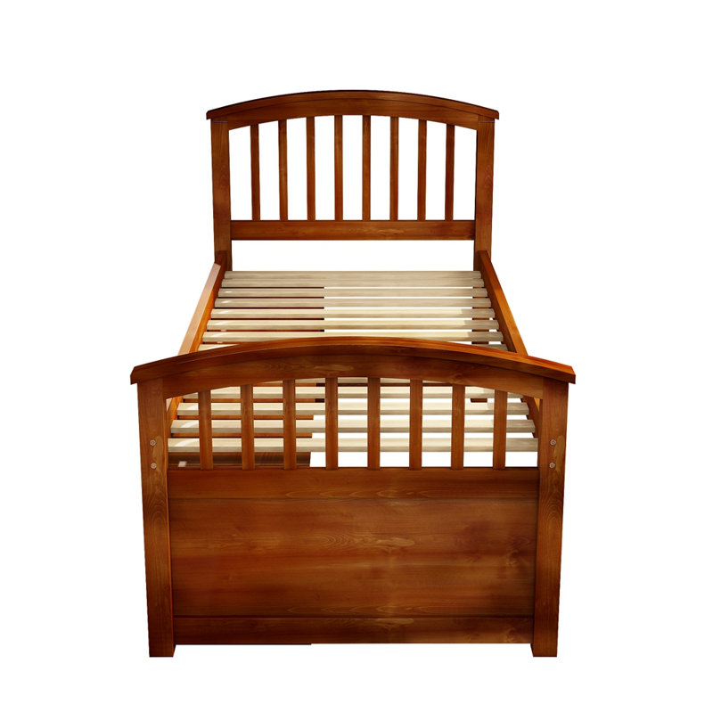 Slat Storage Bed, Walnut