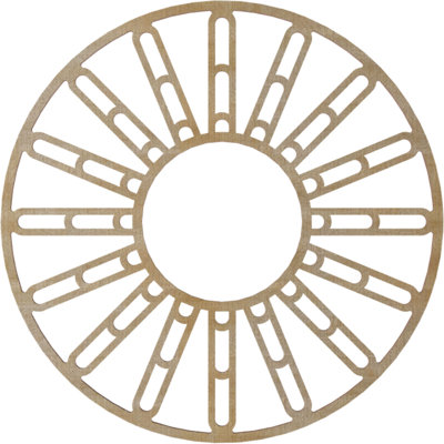 Médaillon de plafond en bois Hale