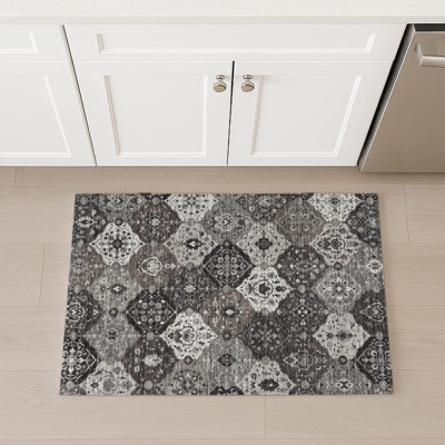 Machine Washable Indoor/Outdoor Matteson ACN2292 Panel Rug