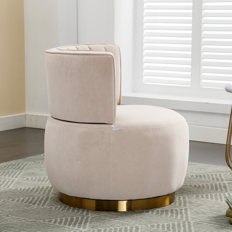 Tabouret de coiffeuse 25,2 po, Beige