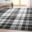Tapis noir à tissage plat Kehr-88979001