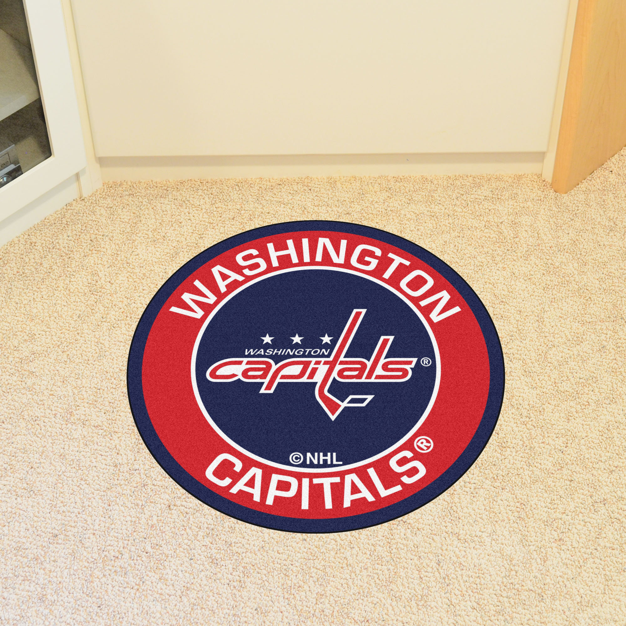 FANMATS MLB Washington Nationals Photorealistic 27 in. Round Baseball Mat  6457 - The Home Depot