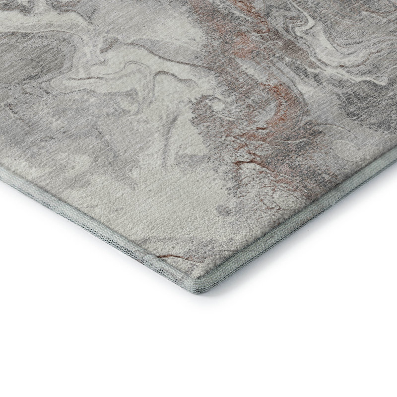 Premium Machine Washable Strinko AMF1682 Abstract Rug, Rectangle 8' x 10'