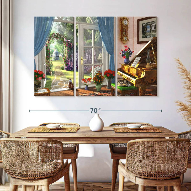 Lilie Room View, 42" H x 65" W