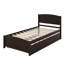 Lit plate-forme avec lit gigogne-1127631891