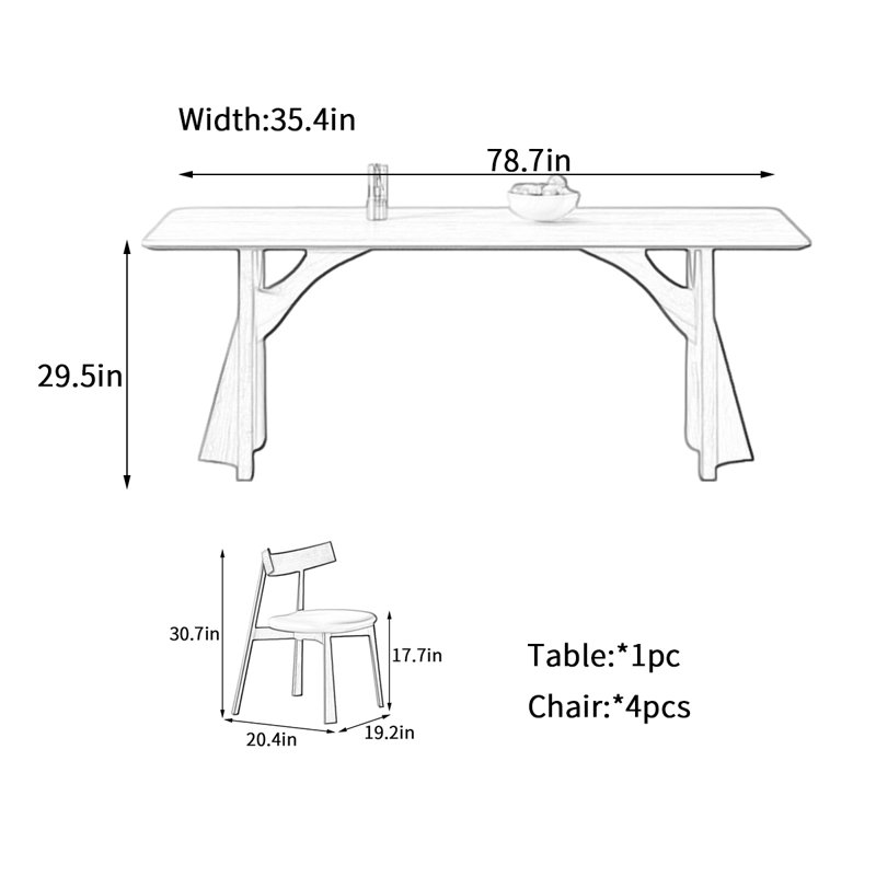 Coffield, 29.5"H x 78.7"L x 35.4"W