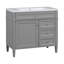 Meuble-lavabo et meuble-lavabo moderne en bois gris