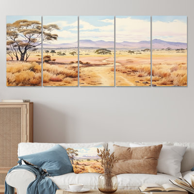 Australian Outback Landscape III - Australia 5 Piece Wall Art Set