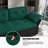 71" Upholstered 3-in-1 Convertible Pull Out Queen-size Sleeper Sofa Bed-1414239616