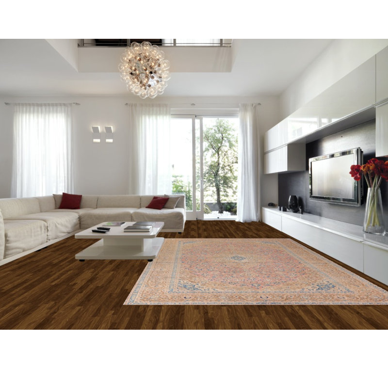 Tapis traditionnel rose grand 10 x 15