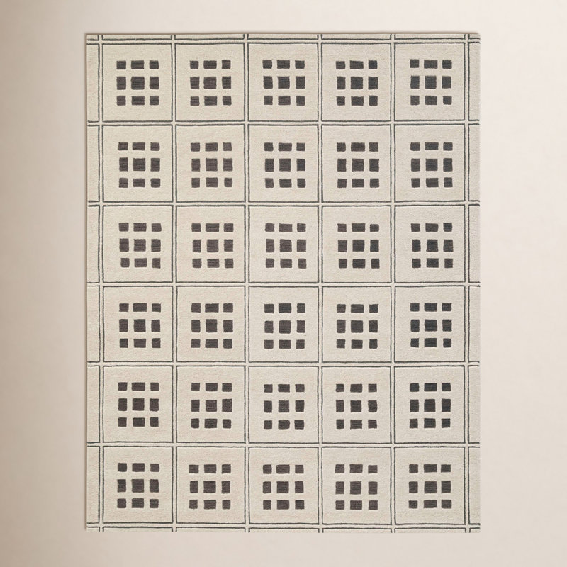 Maldiv Hand Tufted Wool Indoor Rug, Rectangle 2' x 3'