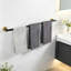 Porte-serviettes en acier inoxydable de qualité supérieure - Porte-serviettes de salle de bain mural robuste avec finition antirouille, design élégant pour la cuisine de salle de bain et plus encore