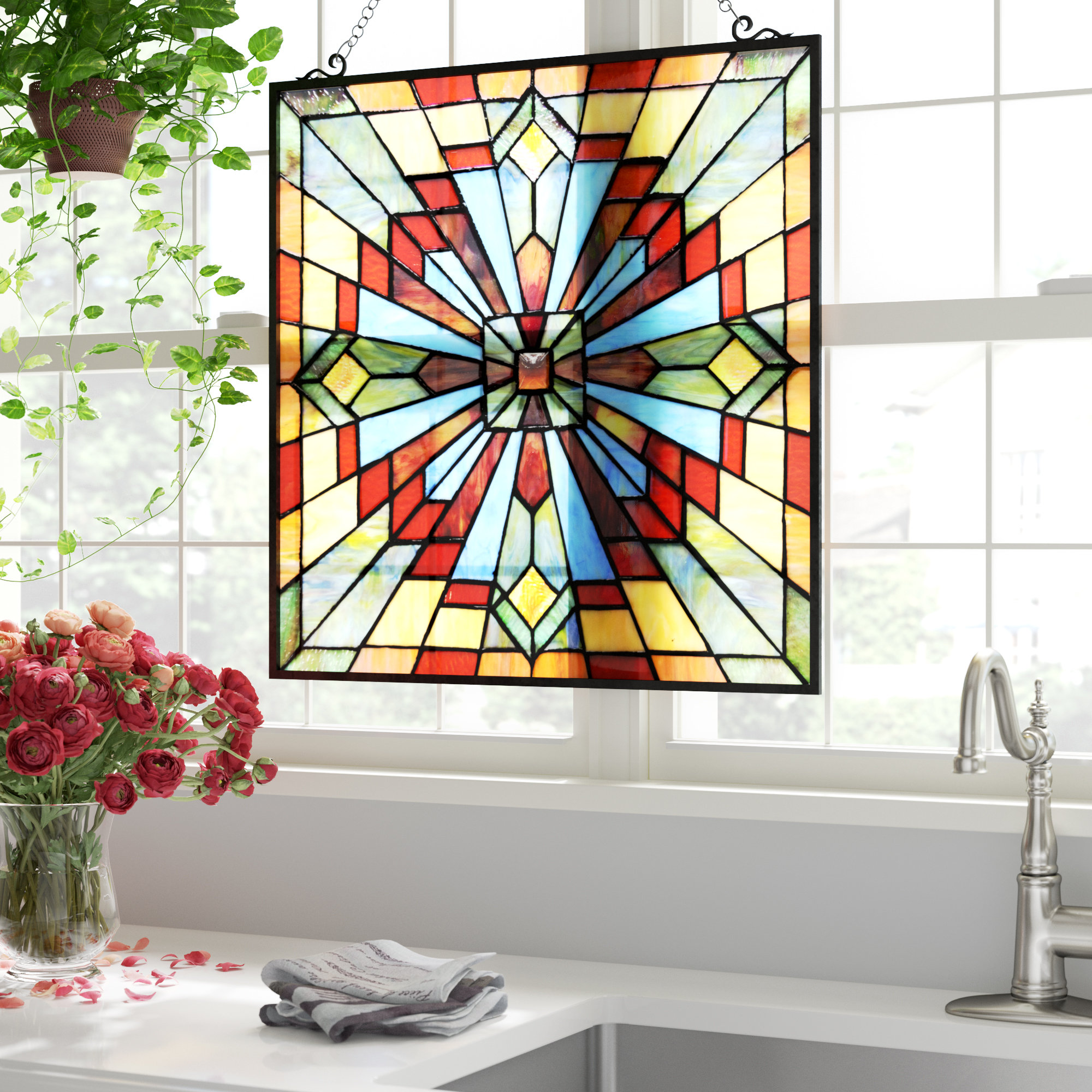 Astoria Grand Geometric Window Panel & Reviews Wayfair