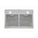Streamline 30 In. T-1387-1-DL Cassino Ductless Undermount 165 CFM Range Hood In Brushed Stainless Steel With Mesh Filters, Push Button Control, LED Lights