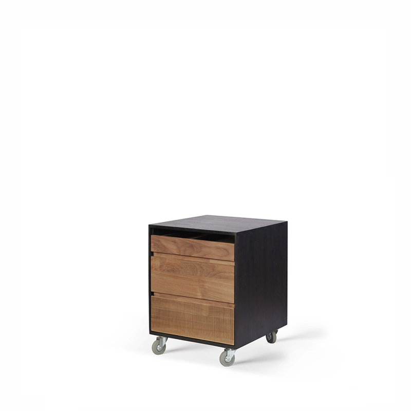 Oscar 2 - Drawer Solid Wood File Cabinet