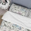 Ensemble de housse de couette Vintage Floral Blue-109161031