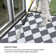 Outdoor Waterproof Area Rugs, Modern Geometric Carpet for Patio, RV, Camping, Deck