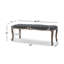 Banc rembourré en tissu Orndorff-22459493