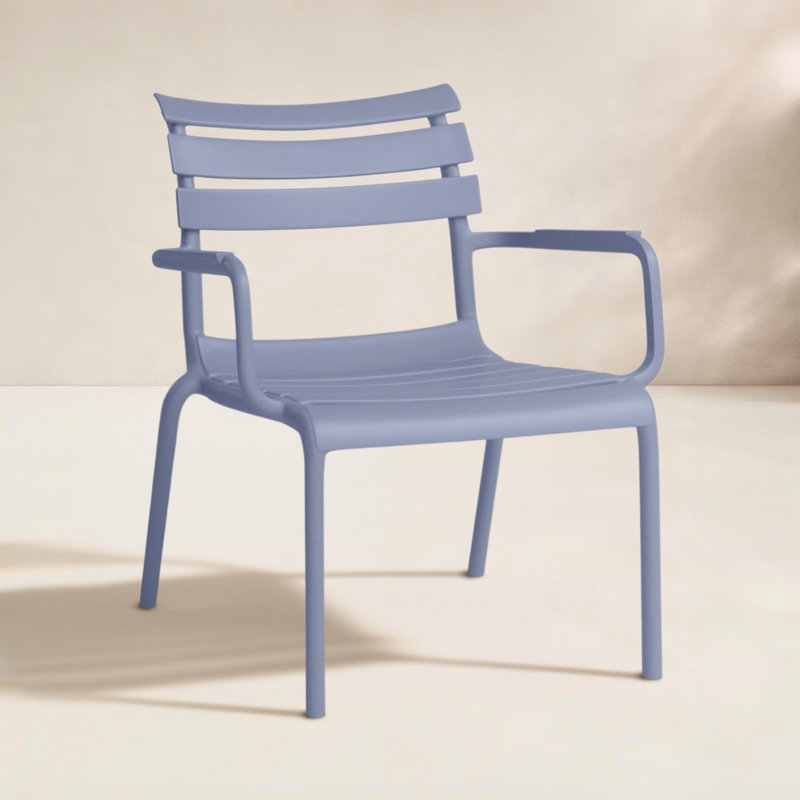 Ruta Paris Outdoor Club Chair, Dark Gray