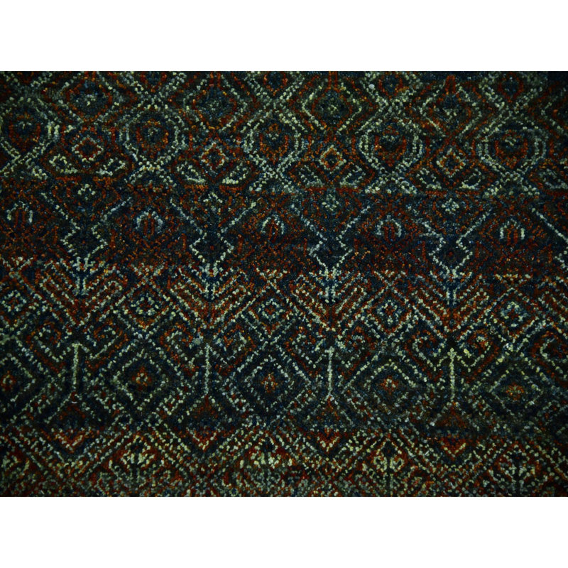 Junho One-of-a-Kind 9'10" X 9'10" New Age Round Wool Area Rug