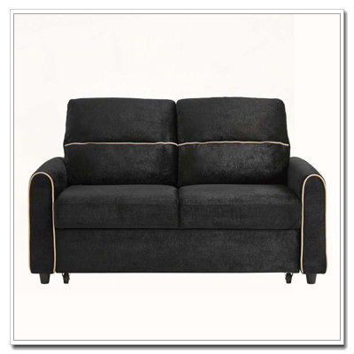 58-inch Chenille Pull Out Sofa Bed