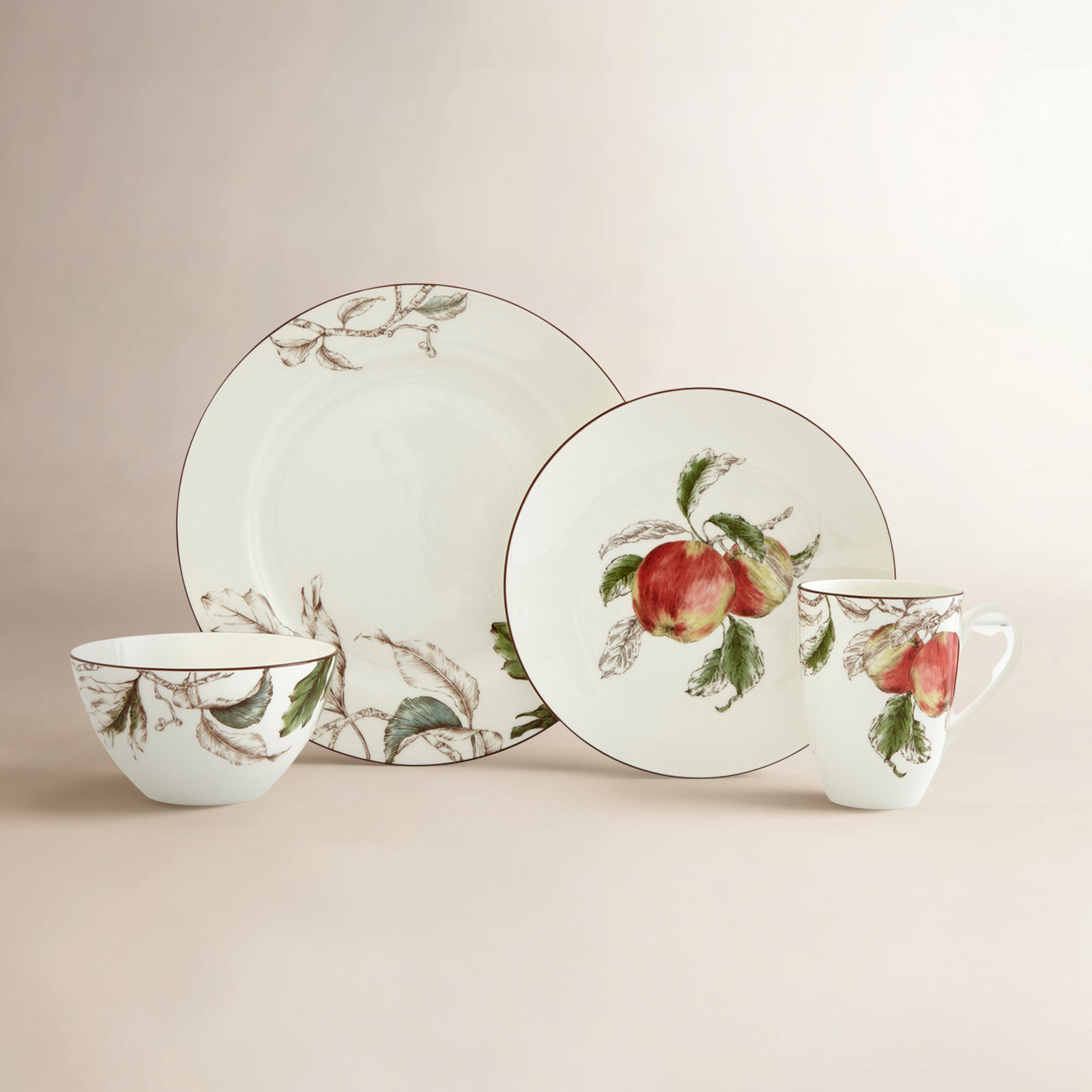 Natures Bounty Porcelain Dinnerware Set