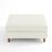 Seemab 39.8" W Upholstered Square Corduroy Ottoman with Solid Wood Legs-99538311