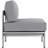 Ensemble de canapé modulaire d'extérieur en aluminium 5 pièces Shore-23592943