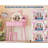 Wooden Kids Vanity Table with Lights, Storage Drawers and Stool-2068308271