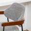 Tabouret de comptoir rembourré avec accoudoirs Devane-123161721