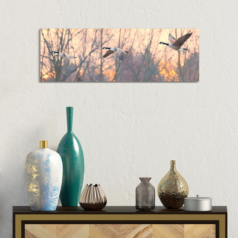 Canadian Trio by David Gardiner - Wrapped Canvas Panoramic Print